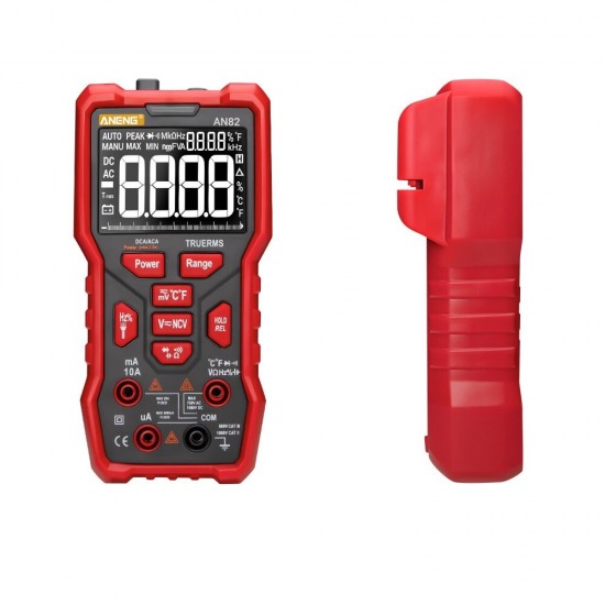 AN82 Digital Multimeter Professional 9999 Tester esr DIY Diode Capacitor NCV Testers True RMS Analog Meter Multimetro Accessories-Standard AN82 Digital Multimeter Professional 9999 Tester esr DIY Diode Capacitor NCV Testers True RMS Analog Meter Multimetro Accessories-Standard
