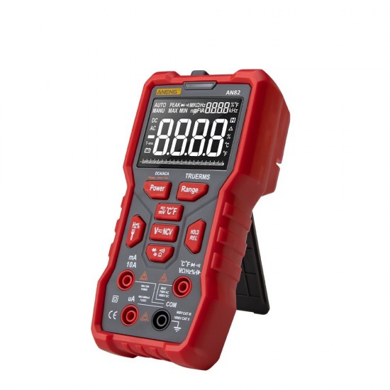 AN82 Digital Multimeter Professional 9999 Tester esr DIY Diode Capacitor NCV Testers True RMS Analog Meter Multimetro Accessories-Standard AN82 Digital Multimeter Professional 9999 Tester esr DIY Diode Capacitor NCV Testers True RMS Analog Meter Multimetro Accessories-Standard