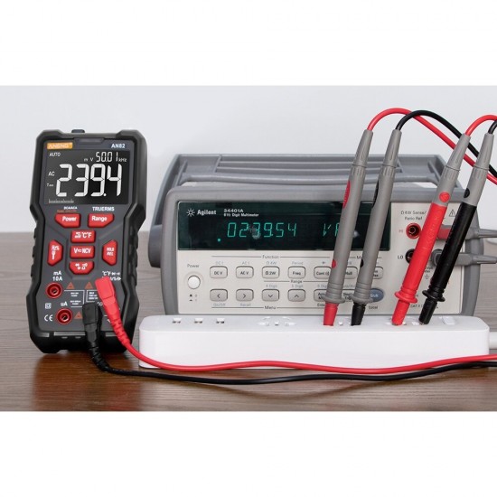 AN82 Digital Multimeter Professional 9999 Tester esr DIY Diode Capacitor NCV Testers True RMS Analog Meter Multimetro Accessories-Standard AN82 Digital Multimeter Professional 9999 Tester esr DIY Diode Capacitor NCV Testers True RMS Analog Meter Multimetro Accessories-Standard