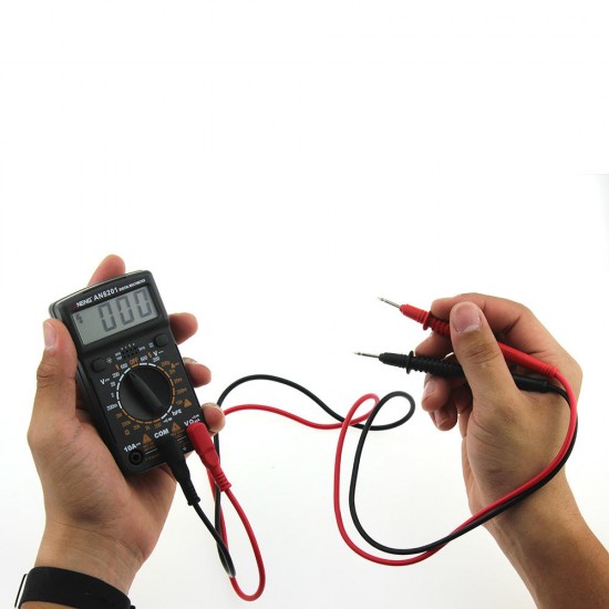 AN8201 Mini Digital Multimeter Backlight AC/DC Ammeter Voltmeter Ohm Tester 1999 Counts Pocket AN8201 Mini Digital Multimeter Backlight AC/DC Ammeter Voltmeter Ohm Tester 1999 Counts Pocket