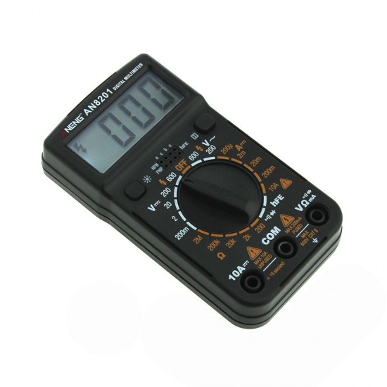 AN8201 Mini Digital Multimeter Backlight AC/DC Ammeter Voltmeter Ohm Tester 1999 Counts Pocket AN8201 Mini Digital Multimeter Backlight AC/DC Ammeter Voltmeter Ohm Tester 1999 Counts Pocket