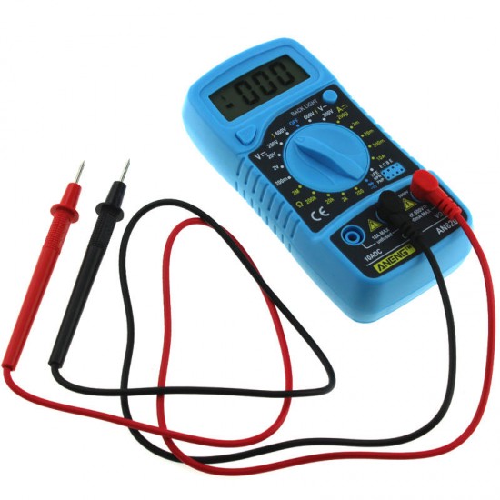 AN8205 Professional Digital Multimeter AC/DC Ammeter Voltmeter Ohm Tester