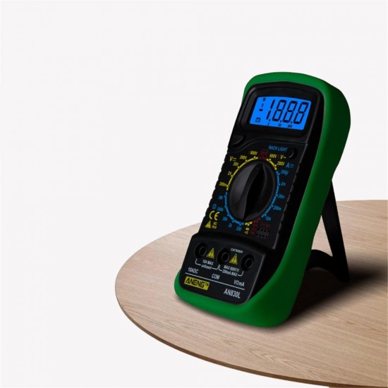 AN830L Digital LCD Multimeter Profissional Electric Voltmeter Ammeter AC DC OHM Volt Tester Pocket Multimeters