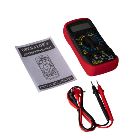 AN830L Digital LCD Multimeter Profissional Electric Voltmeter Ammeter AC DC OHM Volt Tester Pocket Multimeters AN830L Digital LCD Multimeter Profissional Electric Voltmeter Ammeter AC DC OHM Volt Tester Pocket Multimeters