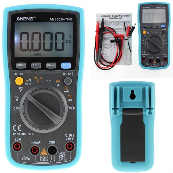 AN860B+ Backlight Digital Multimeter AC/DC Current Voltage Resistance Frequency Temperature °°Tester AN860B+ Backlight Digital Multimeter AC/DC Current Voltage Resistance Frequency Temperature °°Tester