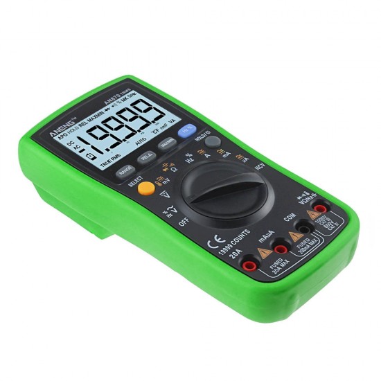 AN870 Auto Range Digital Multimeter 19999 Counts True-RMS NCV AC/DC Voltage Green AN870 Auto Range Digital Multimeter 19999 Counts True-RMS NCV AC/DC Voltage Green