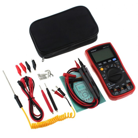 AN870 Auto Range Digital Precision Multimeter 19999 Counts True-RMS NCV Ohmmeter AC/DC Voltage Ammeter Transistor Tester