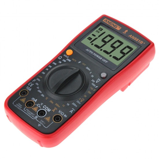 AN881B+ Digital Multimeter AC DC Voltage Current Capacitance Resistance Temperature Diode Triode Tester Non-contact Voltage Test + 16 in 1 Multifunctional Test Line AN881B+ Digital Multimeter AC DC Voltage Current Capacitance Resistance Temperature Diode Triode Tester Non-contact Voltage Test + 16 in 1 Multifunctional Test Line