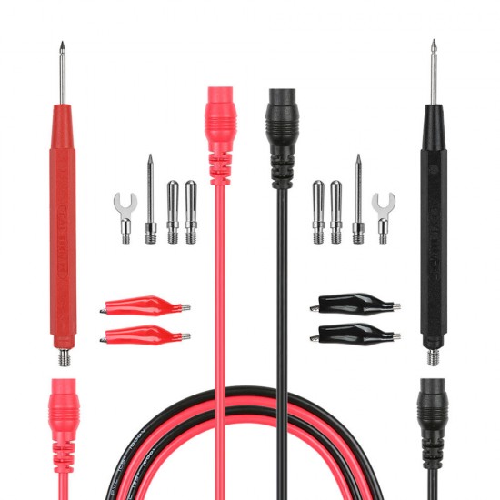 AN881B+ Digital Multimeter AC DC Voltage Current Capacitance Resistance Temperature Diode Triode Tester Non-contact Voltage Test + 16 in 1 Multifunctional Test Line AN881B+ Digital Multimeter AC DC Voltage Current Capacitance Resistance Temperature Diode Triode Tester Non-contact Voltage Test + 16 in 1 Multifunctional Test Line