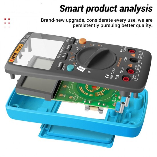AN9002 bluetooth Digital Multimeter 6000 Counts Professional Multimetro True RMS AC/DC Current Voltage Tester Auto-Range AN9002 bluetooth Digital Multimeter 6000 Counts Professional Multimetro True RMS AC/DC Current Voltage Tester Auto-Range