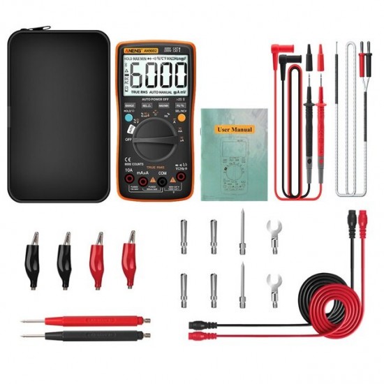 AN9002 bluetooth Digital Multimeter 6000 Counts Professional Multimetro True RMS AC/DC Current Voltage Tester Auto-Range AN9002 bluetooth Digital Multimeter 6000 Counts Professional Multimetro True RMS AC/DC Current Voltage Tester Auto-Range
