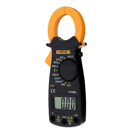 DT3266L AC/DC Handheld Digital Clamp Meter Voltage Current Resistance Tester Multimeter