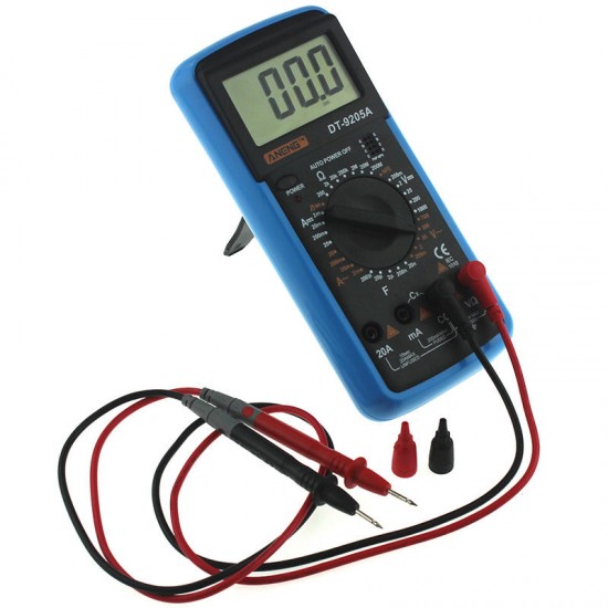 DT9205A Digital Multimeter AC/DC Voltage Current Resistance Capacitance Diode Triode Tester