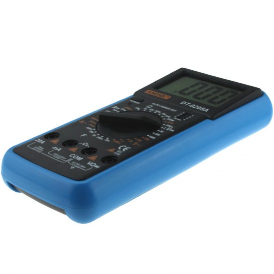 DT9205A Digital Multimeter AC/DC Voltage Current Resistance Capacitance Diode Triode Tester DT9205A Digital Multimeter AC/DC Voltage Current Resistance Capacitance Diode Triode Tester