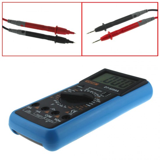 DT9205A Digital Multimeter AC/DC Voltage Current Resistance Capacitance Diode Triode Tester DT9205A Digital Multimeter AC/DC Voltage Current Resistance Capacitance Diode Triode Tester