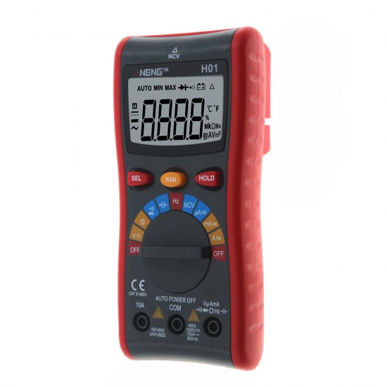 H01 4000Counts Auto Range Digital Multimeter AC/DC Voltage, AC/DC Current, Resistance, Capacitance, Frequency, Duty Cycle, Diode and Continuity Tester H01 4000Counts Auto Range Digital Multimeter AC/DC Voltage, AC/DC Current, Resistance, Capacitance, Frequency, Duty Cycle, Diode and Continuity Tester