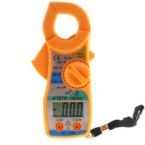 KT87N Digital Multimeter Clamp Meter Current Clamp Pincers AC/DC Current Voltage Tester KT87N Digital Multimeter Clamp Meter Current Clamp Pincers AC/DC Current Voltage Tester