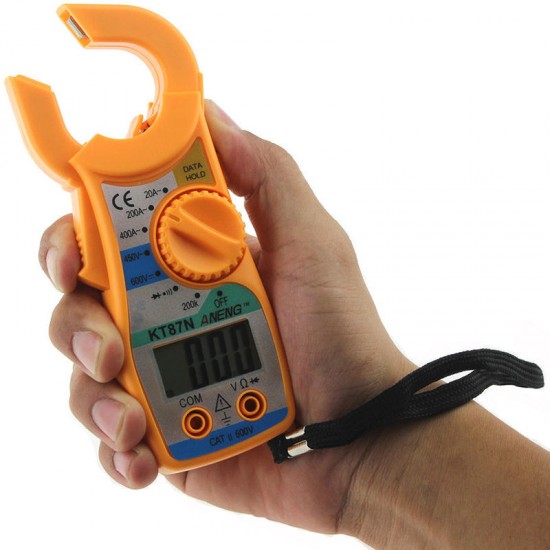 KT87N Digital Multimeter Clamp Meter Current Clamp Pincers AC/DC Current Voltage Tester KT87N Digital Multimeter Clamp Meter Current Clamp Pincers AC/DC Current Voltage Tester