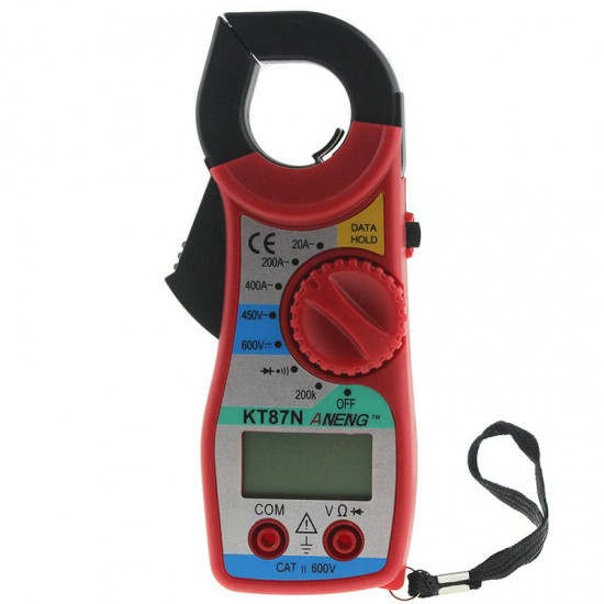 KT87N Digital Multimeter Clamp Meter Current Clamp Pincers AC/DC Current Voltage Tester