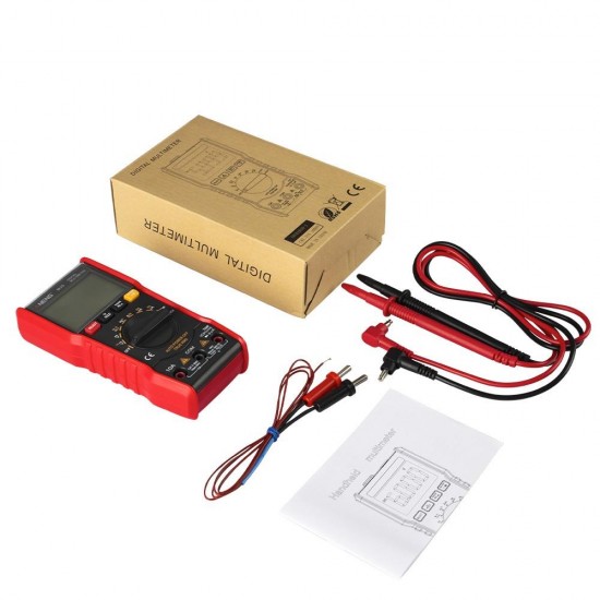 M20 True RMS 6000 Counts Dispaly Automatic Range Digital Multimeter AC/DC Current and Voltage Frequency Capacitance Diode Resistance Continuity Temperature Test