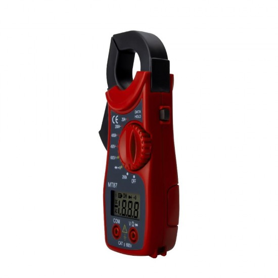 MT87 Portable Digital Clamp Ammeter Multimeter With AC/DC Voltage Tester AC Current Resistance Multi Test Clamp Meters