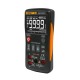 Q1 9999 Counts True RMS Digital Multimeter AC DC Voltage Current Tester Orange Yellow
