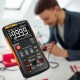 Q1 9999 Counts True RMS Digital Multimeter AC DC Voltage Current Tester Orange Yellow Q1 9999 Counts True RMS Digital Multimeter AC DC Voltage Current Tester Orange Yellow