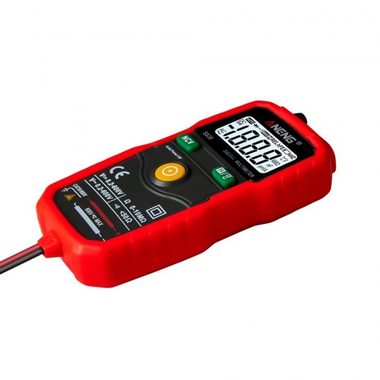 S830 True RMS Digital Multimeter Smart Multimeter Measuring DC/AC Voltage Meter Resistance Tester with LCD Display