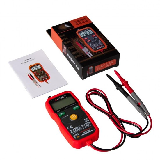 S830 True RMS Digital Multimeter Smart Multimeter Measuring DC/AC Voltage Meter Resistance Tester with LCD Display