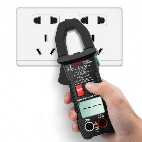 ST206 Digital Multimeter Clamp Meter 6000 Counts True RMS Amp DC/AC Current Clamp Tester Meters Voltmeter