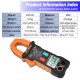 ST207 Digital bluetooth Multimeter Clamp Meter 6000 Counts True RMS DC/AC Voltage Tester AC Current Hz Capacitance Ohm ST207 Digital bluetooth Multimeter Clamp Meter 6000 Counts True RMS DC/AC Voltage Tester AC Current Hz Capacitance Ohm