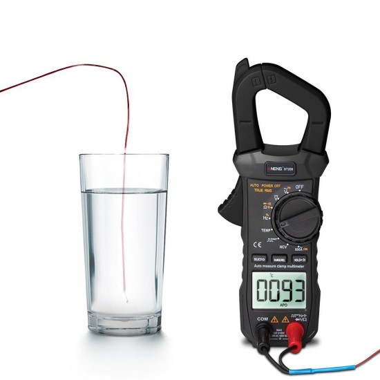 ST209 Digital Multimeter Clamp Meter 6000 Counts True RMS Amp DC/AC Current Clamp Tester Meters Voltmeter 400V Auto Range ST209 Digital Multimeter Clamp Meter 6000 Counts True RMS Amp DC/AC Current Clamp Tester Meters Voltmeter 400V Auto Range