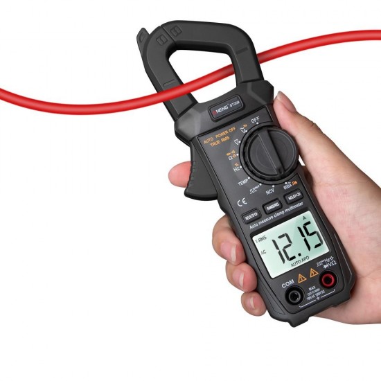 ST209 Digital Multimeter Clamp Meter 6000 Counts True RMS Amp DC/AC Current Clamp Tester Meters Voltmeter 400V Auto Range