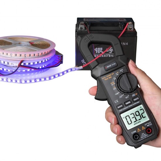 ST209 Digital Multimeter Clamp Meter 6000 Counts True RMS Amp DC/AC Current Clamp Tester Meters Voltmeter 400V Auto Range ST209 Digital Multimeter Clamp Meter 6000 Counts True RMS Amp DC/AC Current Clamp Tester Meters Voltmeter 400V Auto Range