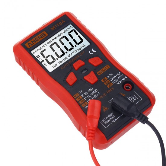 Smart M118A Digital Multimeter RMS Auto Tester Professional Transistor