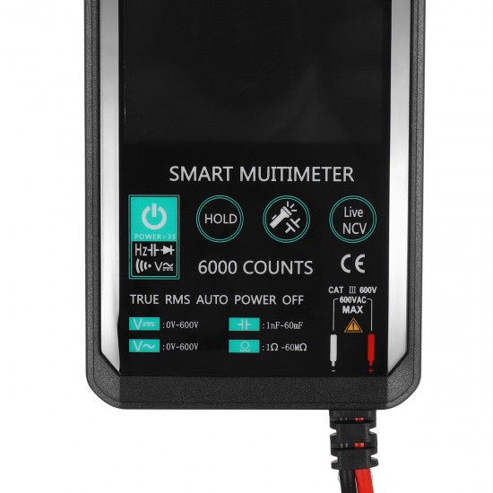 Smart Touch Digital Multimeter LCD Ohmmeter Auto Tester Voltmeter RMS