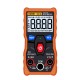 V01A Digital True RMS Multimeter Tester Autoranging Automotriz Multimeter With NCV Data Hold LCD Backlight+Flashlight Orange Color V01A Digital True RMS Multimeter Tester Autoranging Automotriz Multimeter With NCV Data Hold LCD Backlight+Flashlight Orange Color
