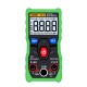 V01A Digital True RMS Multimeter Tester Autoranging Automotriz Multimeter With NCV Data Hold LCD Backlight+Flashlight Green Color