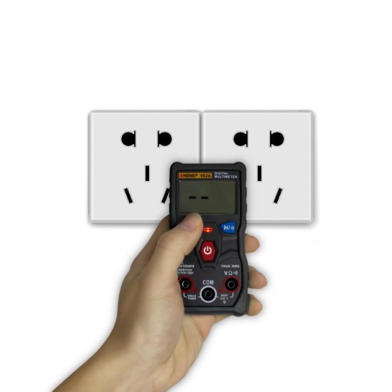 V02A Automatic Intelligent Gear Recognition Electrician NCV Pocket True RMS Digital Multimeter 4000 Counts Display with AC/DC Voltage and Current Measurement V02A Automatic Intelligent Gear Recognition Electrician NCV Pocket True RMS Digital Multimeter 4000 Counts Display with AC/DC Voltage and Current Measurement