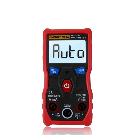 V03A Automatic Intelligent Gear Recognition Electrician NCV Pocket True RMS Digital Multimeter 4000 Counts Resistance Frequency Buzzer NCV Diode Measurement V03A Automatic Intelligent Gear Recognition Electrician NCV Pocket True RMS Digital Multimeter 4000 Counts Resistance Frequency Buzzer NCV Diode Measurement