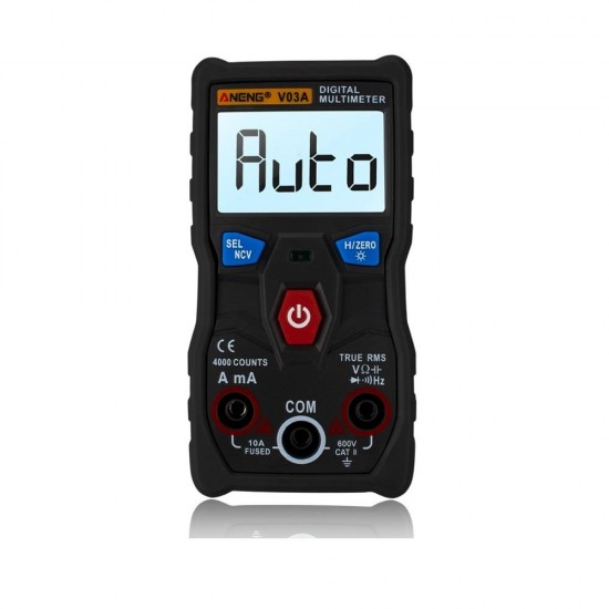 V03A Automatic Intelligent Gear Recognition Electrician NCV Pocket True RMS Digital Multimeter 4000 Counts Resistance Frequency Buzzer NCV Diode Measurement V03A Automatic Intelligent Gear Recognition Electrician NCV Pocket True RMS Digital Multimeter 4000 Counts Resistance Frequency Buzzer NCV Diode Measurement