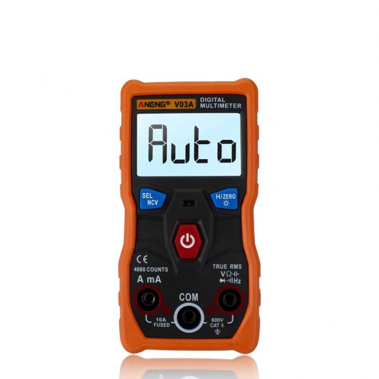 V03A Automatic Intelligent Gear Recognition Electrician NCV Pocket True RMS Digital Multimeter 4000 Counts Resistance Frequency Buzzer NCV Diode Measurement V03A Automatic Intelligent Gear Recognition Electrician NCV Pocket True RMS Digital Multimeter 4000 Counts Resistance Frequency Buzzer NCV Diode Measurement