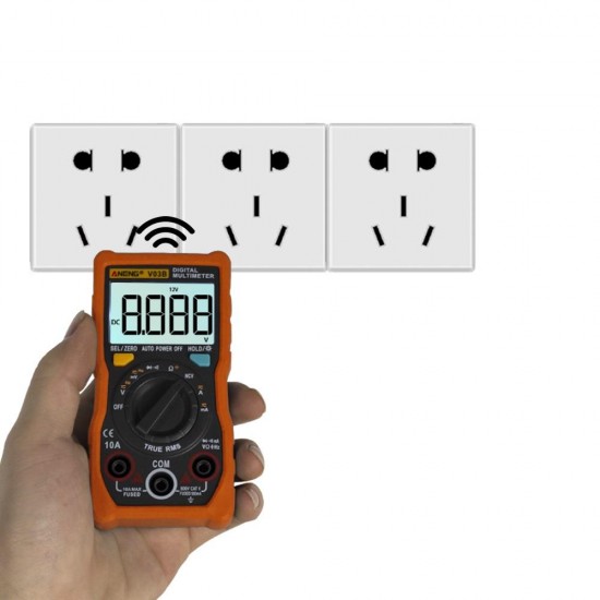 V03B 4000 Counts Auto-ranging Digital True RMS Multimeter With Capacitance Measure Backlight+Flashlight