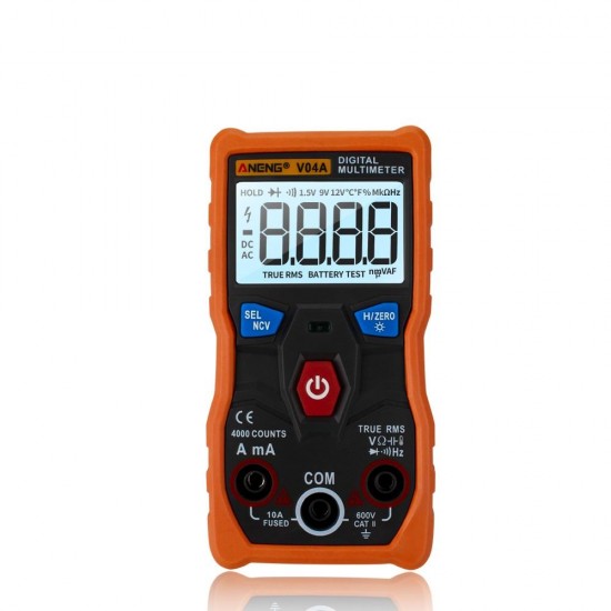 V04A Automatic Intelligent Gear Recognition Electrician NCV Pocket True RMS Digital Multimeter 4000 Counts NVC Test Temperature Measurement V04A Automatic Intelligent Gear Recognition Electrician NCV Pocket True RMS Digital Multimeter 4000 Counts NVC Test Temperature Measurement