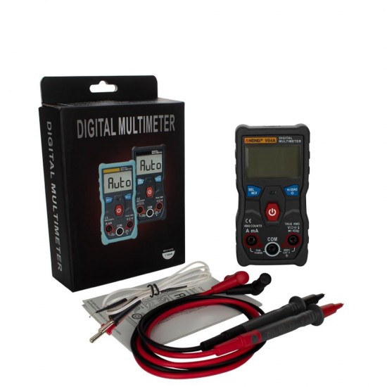 V04A Automatic Intelligent Gear Recognition Electrician NCV Pocket True RMS Digital Multimeter 4000 Counts NVC Test Temperature Measurement