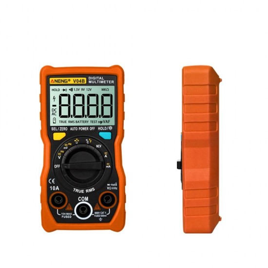V04B 4000 Counts Auto-ranging Digital True RMS Multimeter With Capacitance NCV Capacitance Temperature Measurement Backlight+Flashlight