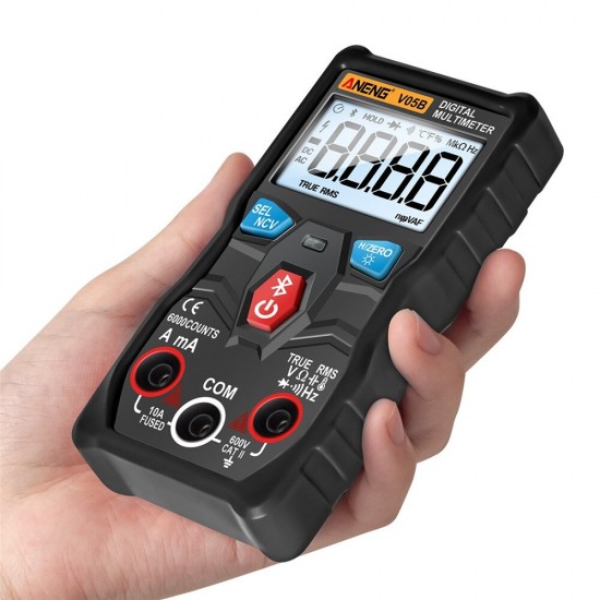 V05B Digital True RMS bluetooth 6000 Counts Professional Analog Multimeter AC/DC Currents Voltage Mini Testers Multimetro V05B Digital True RMS bluetooth 6000 Counts Professional Analog Multimeter AC/DC Currents Voltage Mini Testers Multimetro