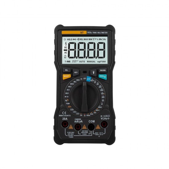 V7 6000 Counts TRUE RMS Digital Multimeter Square Wave Output Automatic/Manual Range V7 6000 Counts TRUE RMS Digital Multimeter Square Wave Output Automatic/Manual Range