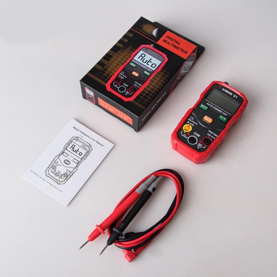 Auto Range Digital Multimeter Set NCV Ohmmeter Ac/dc Voltage Resistance