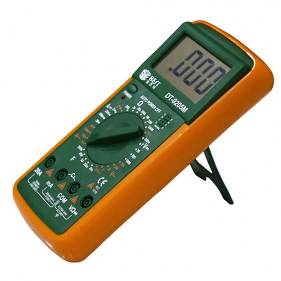 DT9205M LCD AC DC Volt AMP OHM Electrical Digital Multimeter